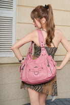 Vintage Slouchy Moto Shoulder Purse
