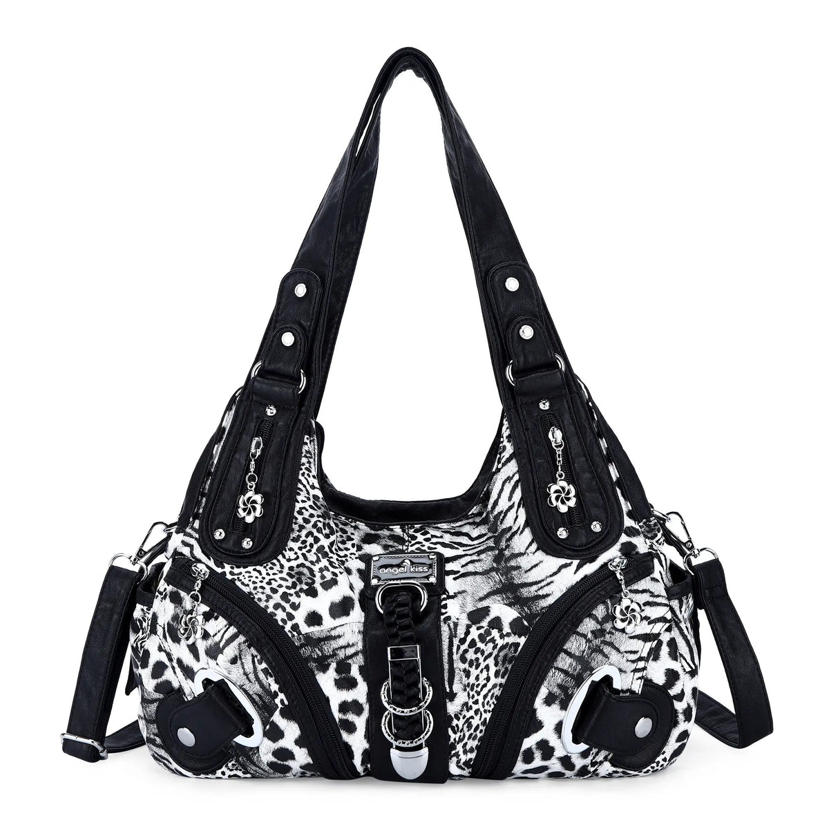 Vintage Studded Hobo Bag