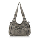 Vintage Slouchy Moto Shoulder Purse