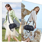 Retro tie-dye adjustable chic shopping tote