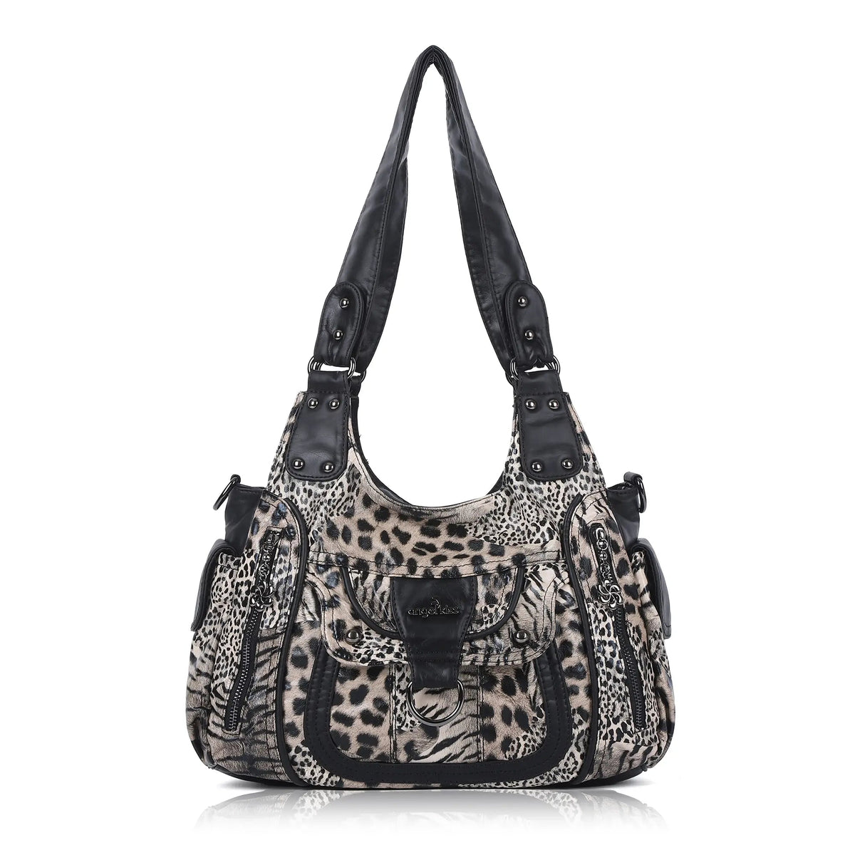 Vintage Slouchy Moto Shoulder Purse