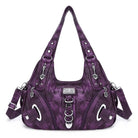 Vintage Studded Hobo Bag