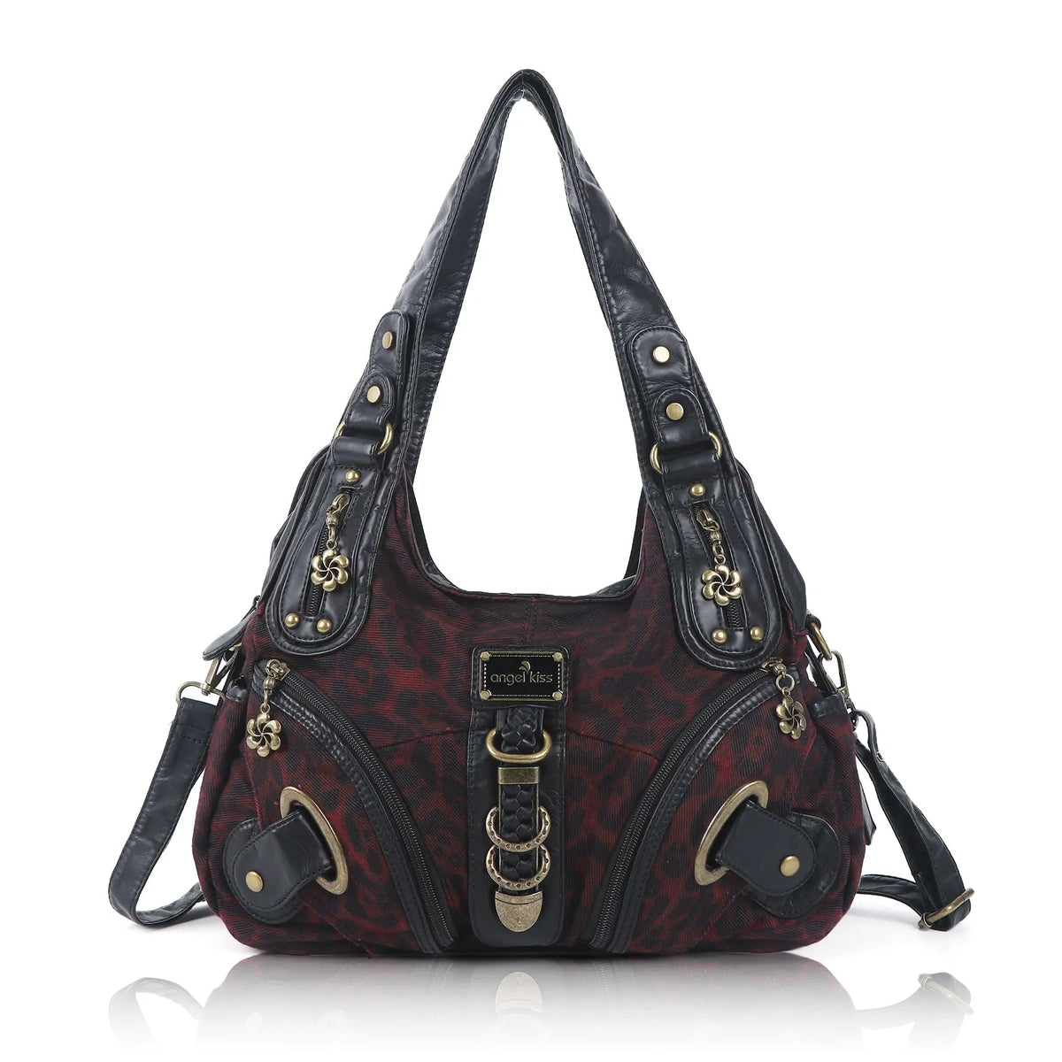 Vintage Studded Hobo Bag