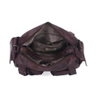 Multi-Pocket Bowling Shoulder Bag with Detachable Crossbody Strap