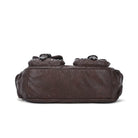 Vintage Y2K Studded Multi-Pocket Semi-Soft Tote Shoulder Bag