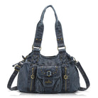 Vintage Multi-Pocket Satchel & Crossbody Bag
